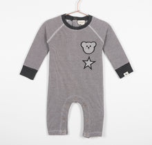 Load image into Gallery viewer, Lilly+Sid Badged Cosy Playsuit Mono Color Super Comfortable