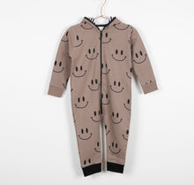 Load image into Gallery viewer, Lilly+Sid Smiley Outersuit Stone Color Super Comfortable