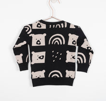 Load image into Gallery viewer, Lilly+Sid Rain Bear Sweatshirt Black Color Super Comfortable