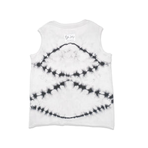 BeMi Raw Edge Tank Top Zebra Light