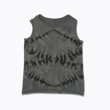 Load image into Gallery viewer, BeMi Raw Edge Tank Top Zebra Dark