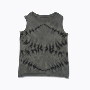 BeMi Raw Edge Tank Top Zebra Dark