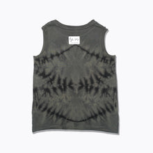 Load image into Gallery viewer, BeMi Raw Edge Tank Top Zebra Dark