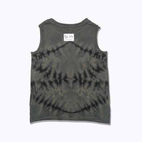 BeMi Raw Edge Tank Top Zebra Dark