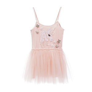 Petite Adele Unicorn pattern TuTu Dress