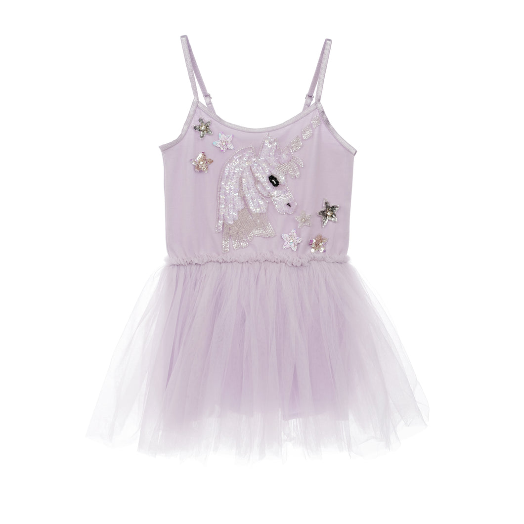 Petite Adele Unicorn pattern TuTu Dress