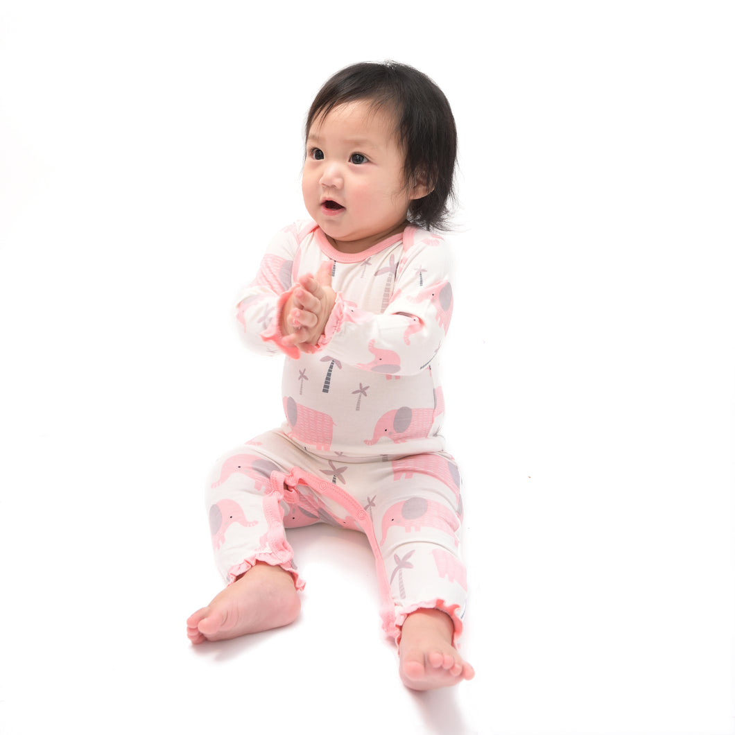 BestaRoo Pink Elephants Coverall