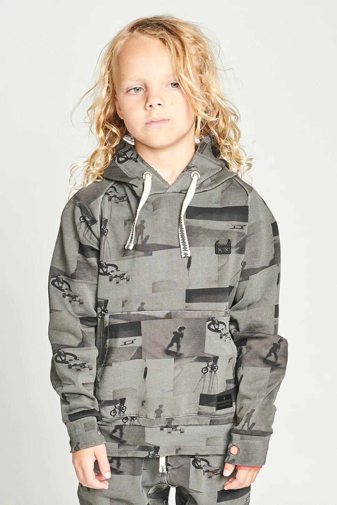 Washed online charcoal hoodie