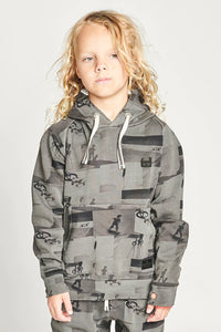 MUNSTER GREEN HILLS HOODY WASHED CHARCOAL