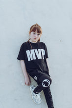 Load image into Gallery viewer, NUNUNU + FILA MVP Over Sized T Black