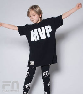 NUNUNU + FILA MVP Over Sized T Black