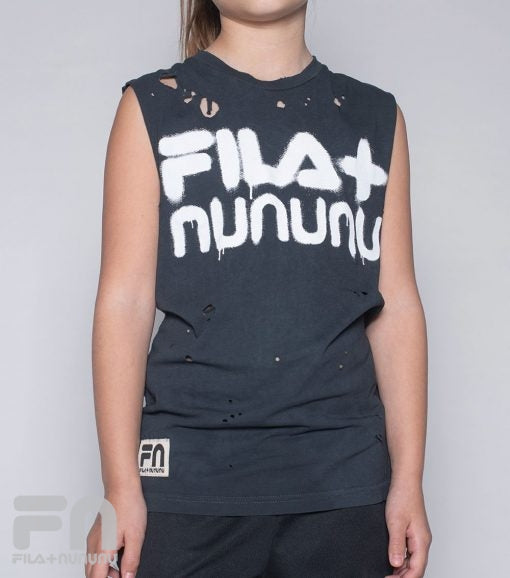 NUNUNU + FILA Decon Structed Sleev less Shirt