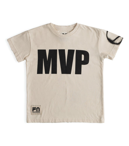 NUNUNU + FILA MVP Over Sized T Natural