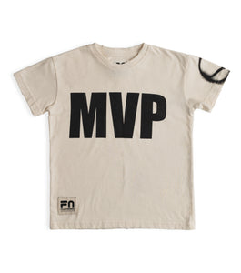 NUNUNU + FILA MVP Over Sized T Natural