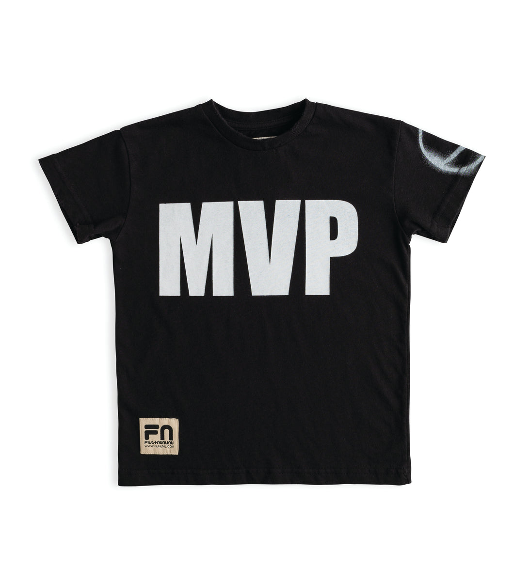 NUNUNU + FILA MVP Over Sized T Black