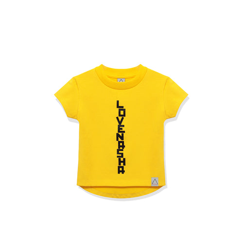 NASHA LOVE T-shirt Yellow & Black