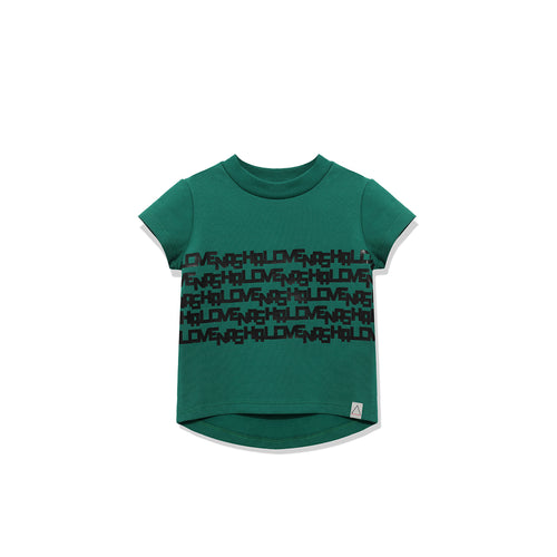 NASHA T-shirt Deep Green & Grey & Black