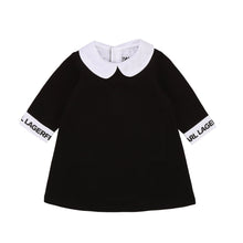 Load image into Gallery viewer, KARL LAGERFELD BABY DRESS W/BODYSUIT UNDERNEATH