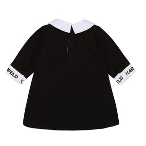 KARL LAGERFELD BABY DRESS W/BODYSUIT UNDERNEATH