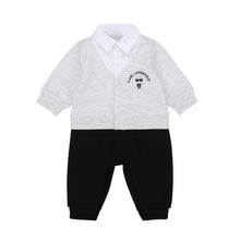 Load image into Gallery viewer, KARL LAGERFELD BABY BOY 3-IN-1 COVERALL W/POPLIN COLLAR