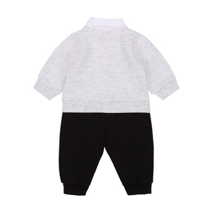 KARL LAGERFELD BABY BOY 3-IN-1 COVERALL W/POPLIN COLLAR