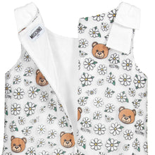 Load image into Gallery viewer, MOSCHINO BABY WHITE DAISY LOGO DRESS